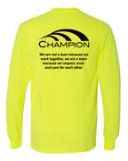 Gildan® Heavy Cotton™ 100% Cotton Long Sleeve T-Shirt - Safety Team Work