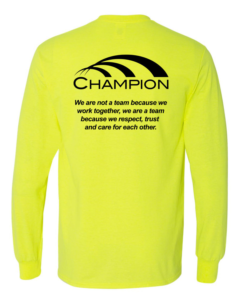 Gildan® Heavy Cotton™ 100% Cotton Long Sleeve T-Shirt - Safety Team Work
