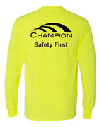 Gildan® Heavy Cotton™ 100% Cotton Long Sleeve T-Shirt - Safety First