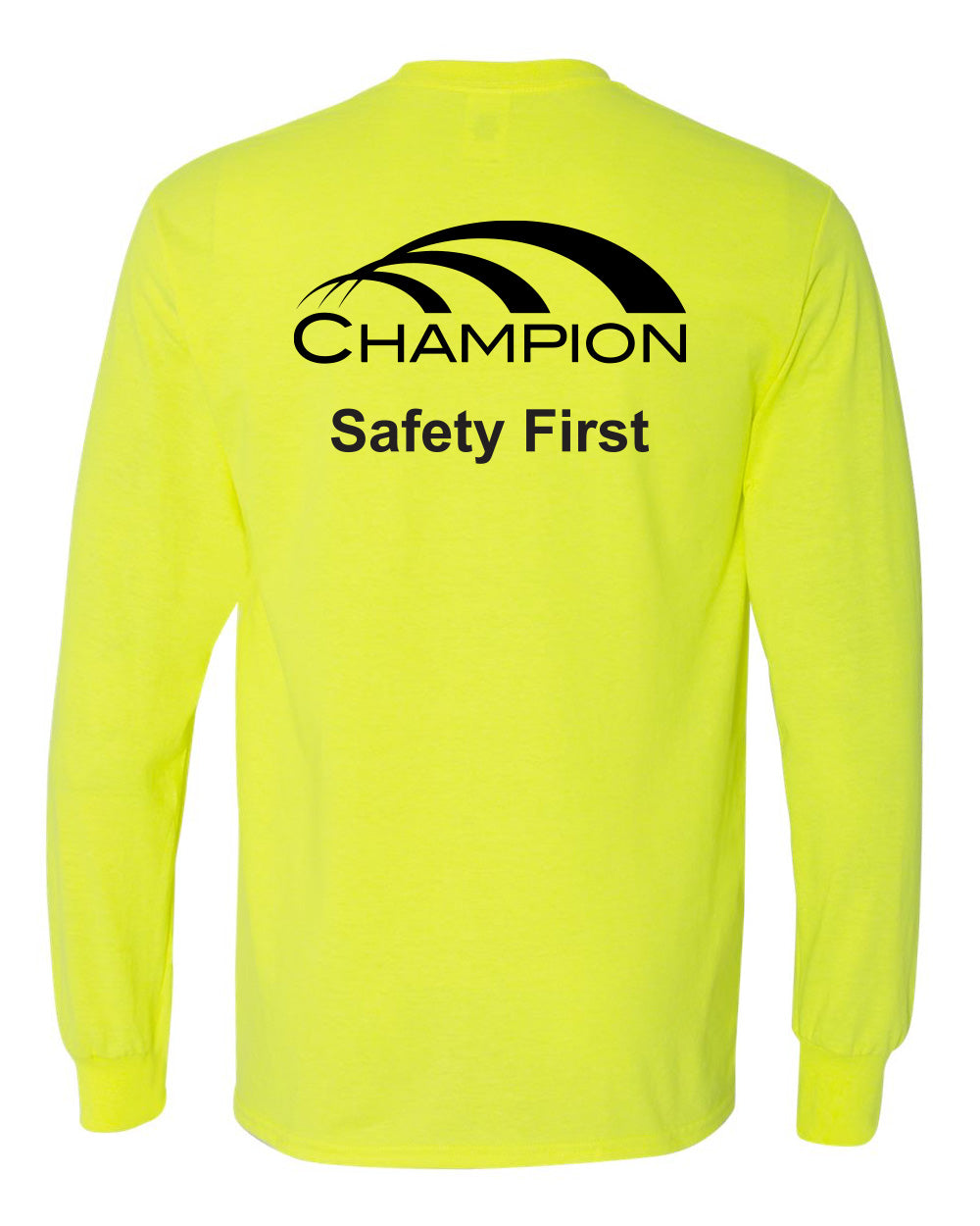 Gildan® Heavy Cotton™ 100% Cotton Long Sleeve T-Shirt - Safety First