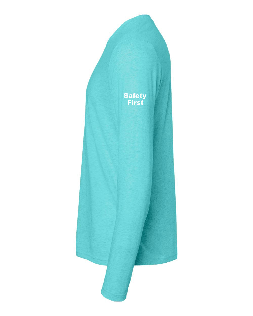 Next Level Unisex Triblend Long Sleeve T-Shirt - Tahiti Blue