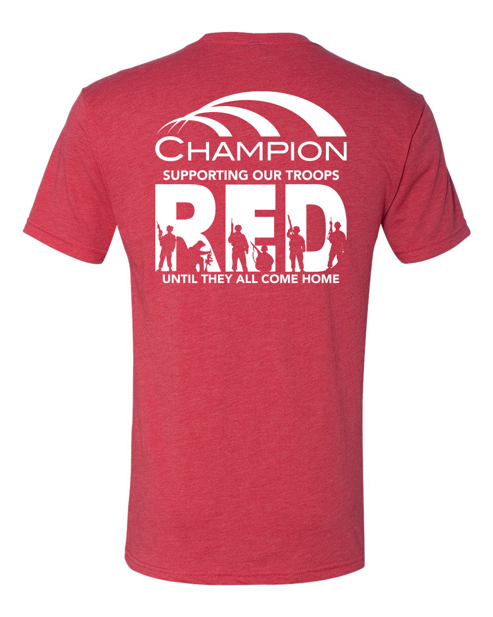 Next Level Unisex Triblend Short Sleeve T-Shirt - RED Soldier