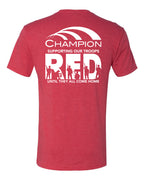 Next Level Unisex Triblend Short Sleeve T-Shirt - RED Soldier