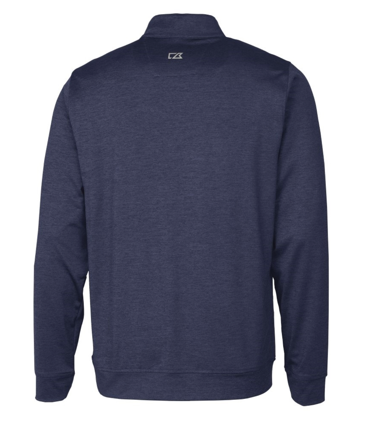 Cutter & Buck Stealth Heathered Quarter Zip Mens Pullover