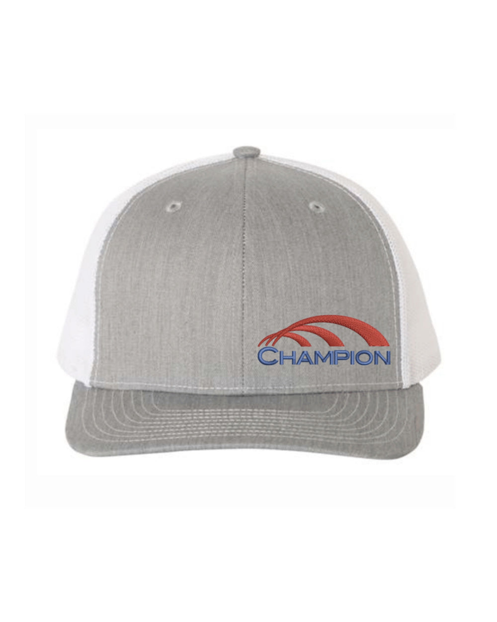 YP Classics Retro Trucker Cap - Heather Grey/ White