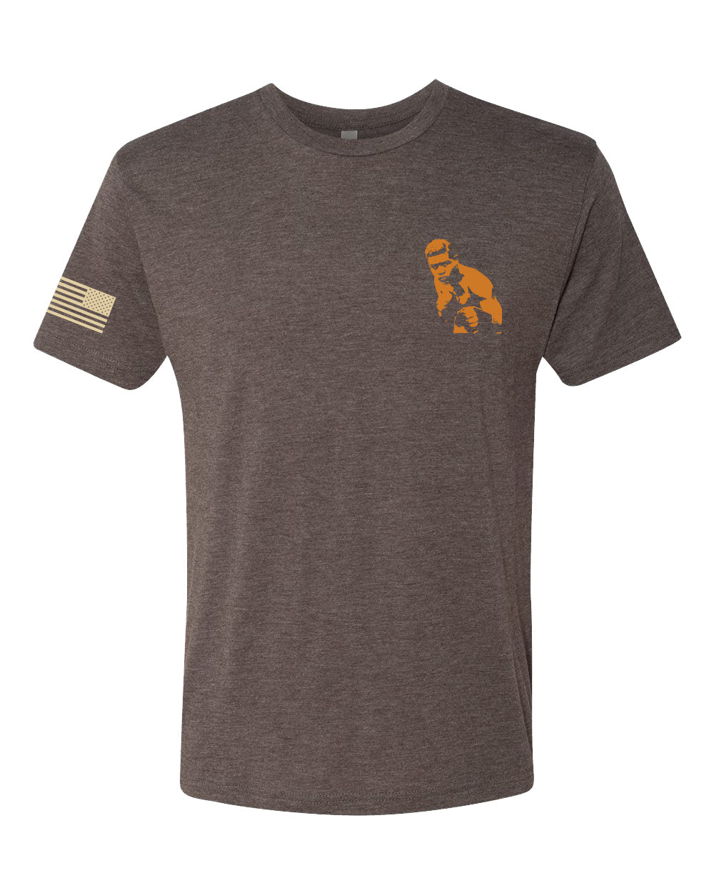 Next Level Unisex Triblend Short Sleeve T-Shirt - Brown Bomber