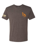 Next Level Unisex Triblend Short Sleeve T-Shirt - Brown Bomber