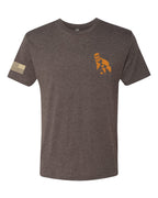 Next Level Unisex Triblend Short Sleeve T-Shirt - Brown Bomber