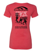 Next Level Women’s Triblend T-Shirt - RED POW