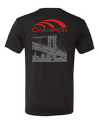 Next Level Unisex Triblend Short Sleeve T-Shirt - Bridge Vintage Black