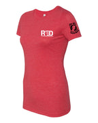 Next Level Women’s Triblend T-Shirt - RED POW