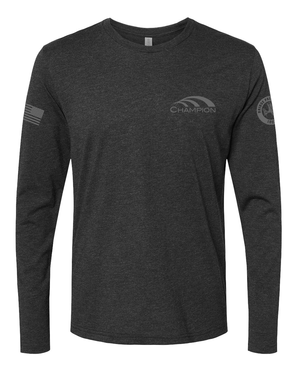 Next Level Unisex Triblend Long Sleeve T-Shirt - Bridge Vintage Black