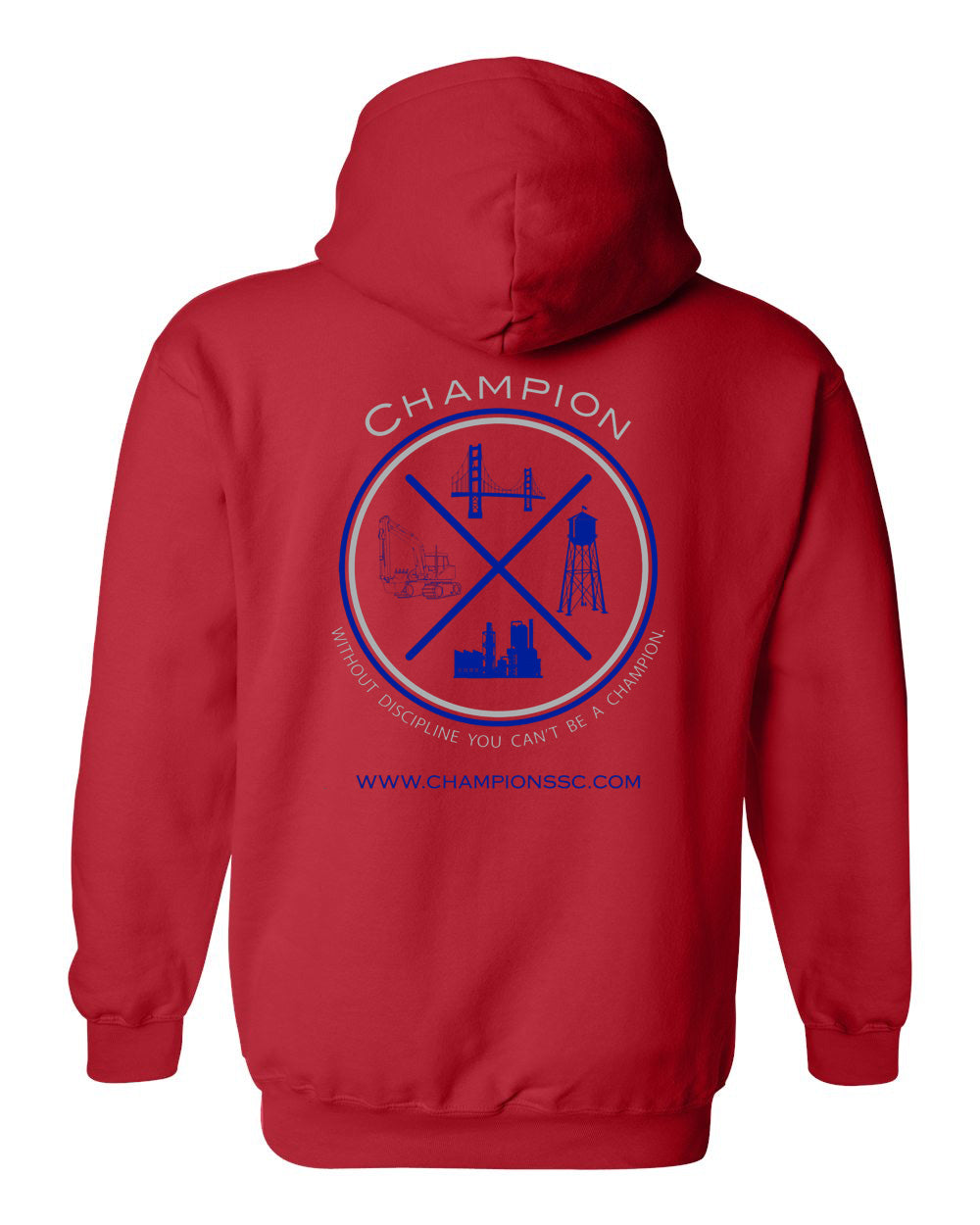 Gildan Unisex Heavy Blend™ Hooded Sweatshirt - Red